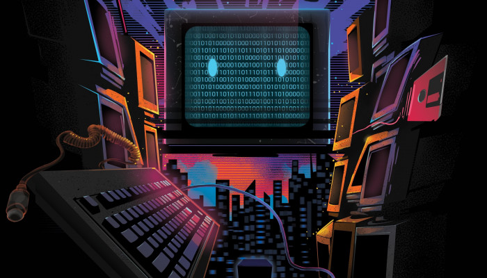 Retro Technology Wallpaper