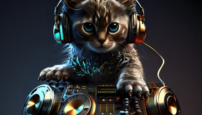 DJ Cat Wallpaper