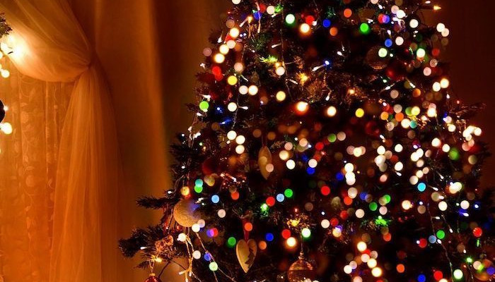 Christmas Tree Lights Wallpaper