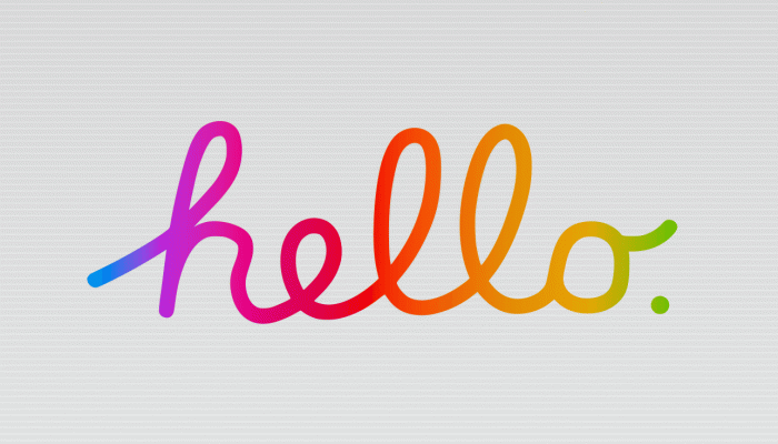 Hello Apple Wallpaper