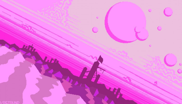 Pink Pixel Wallpaper