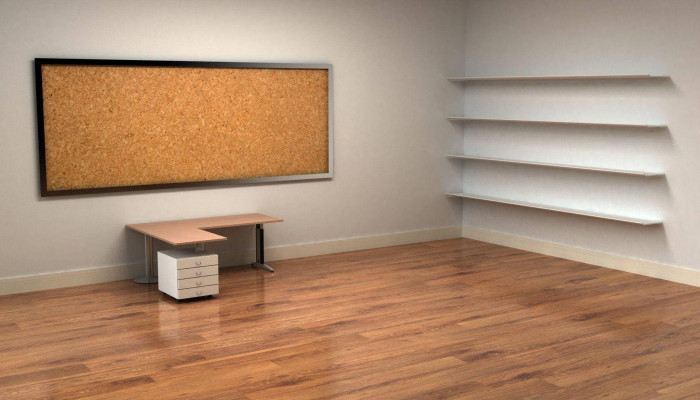 Desk and Shelf Wallpaper