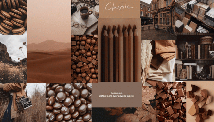 Brown Aesthetic MacBook Wallpaper